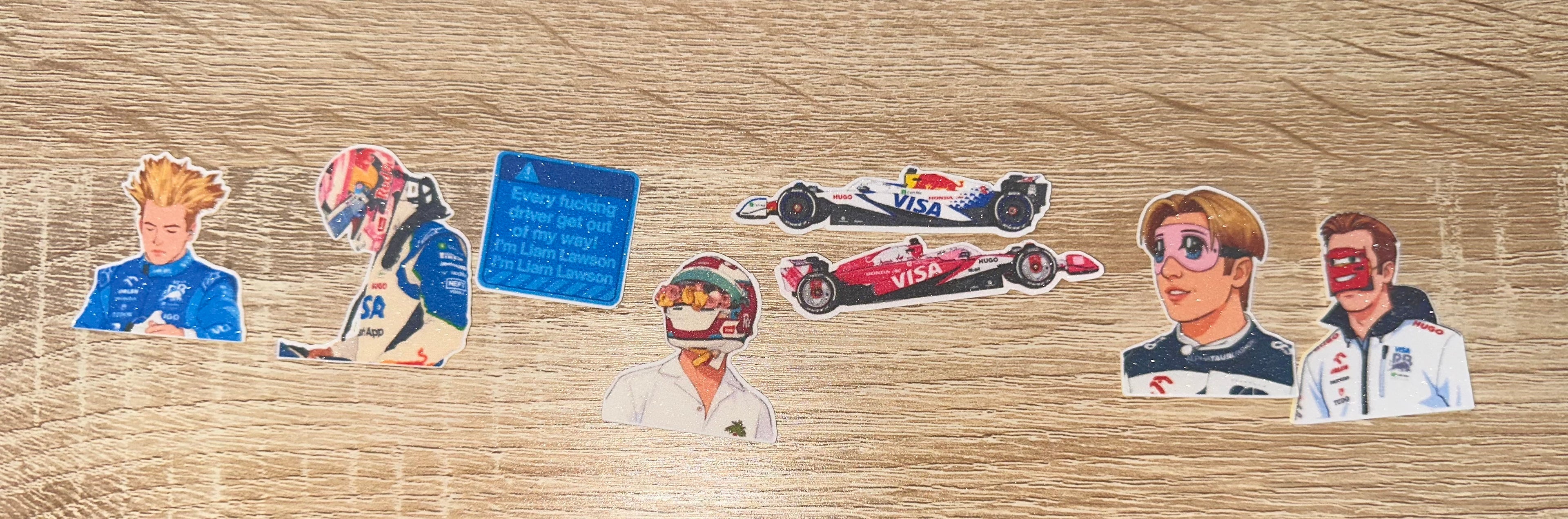 Liam Lawson Stickers