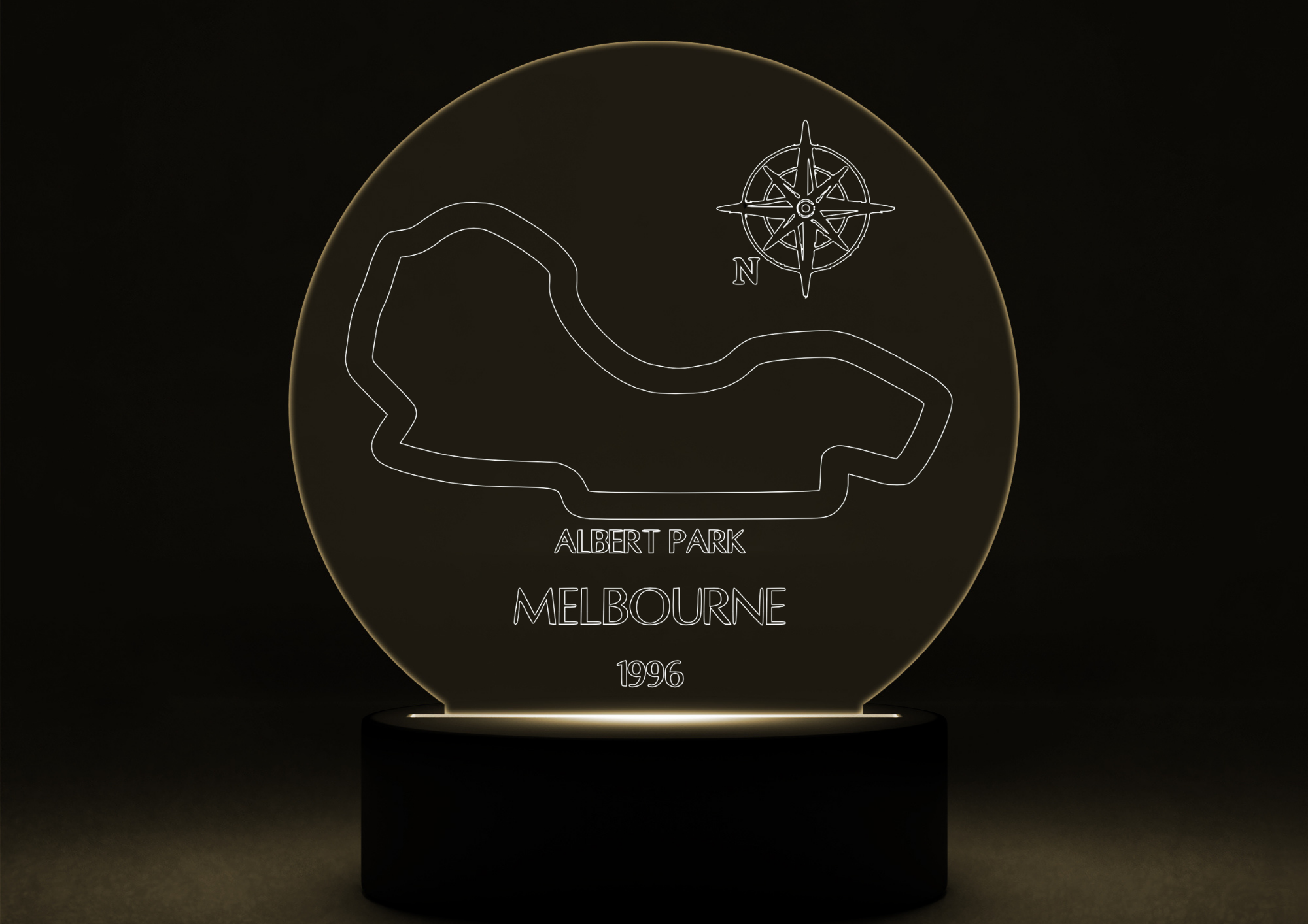 Circuit LED Night Light with Base