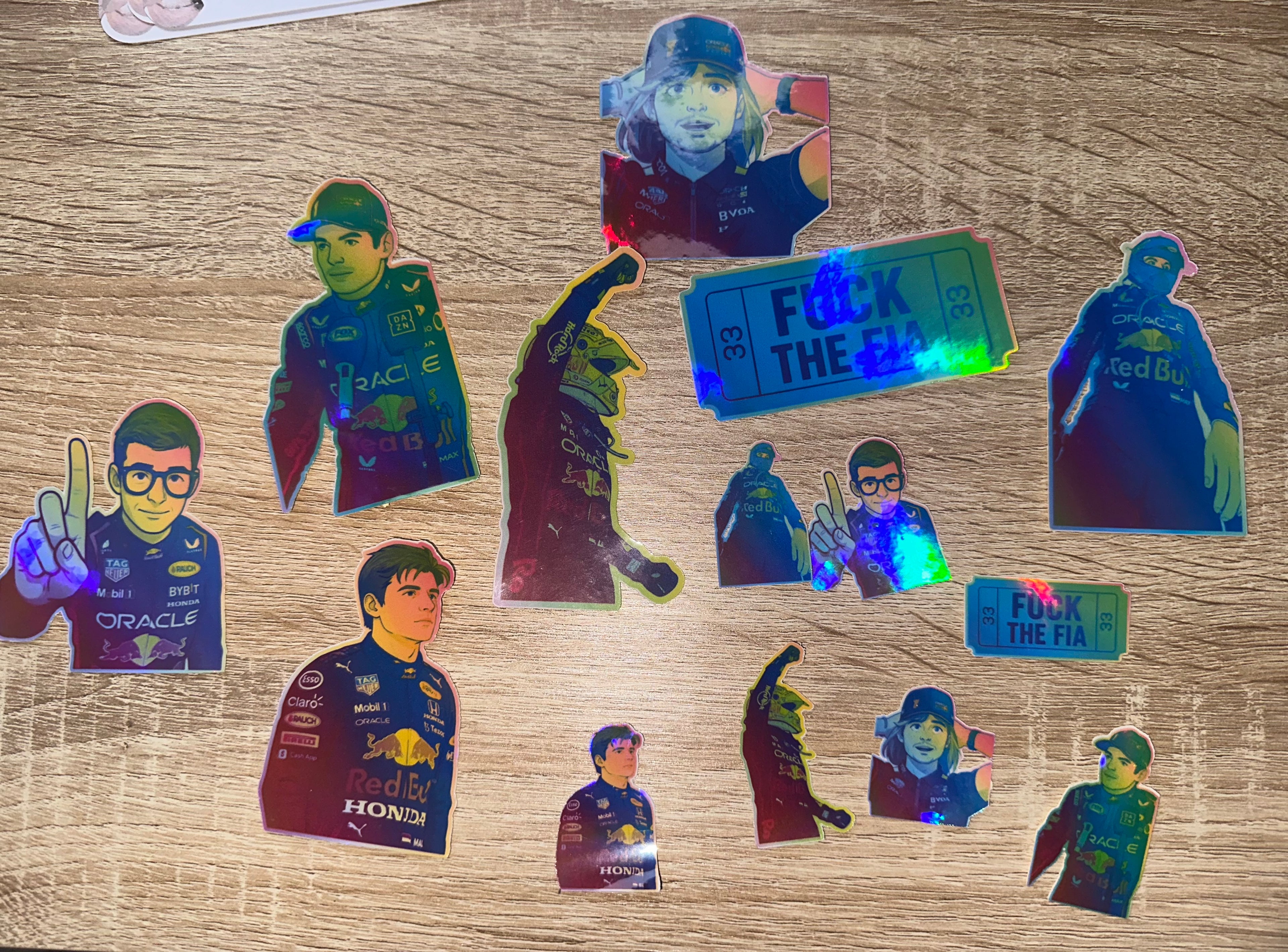 Max Verstappen Stickers