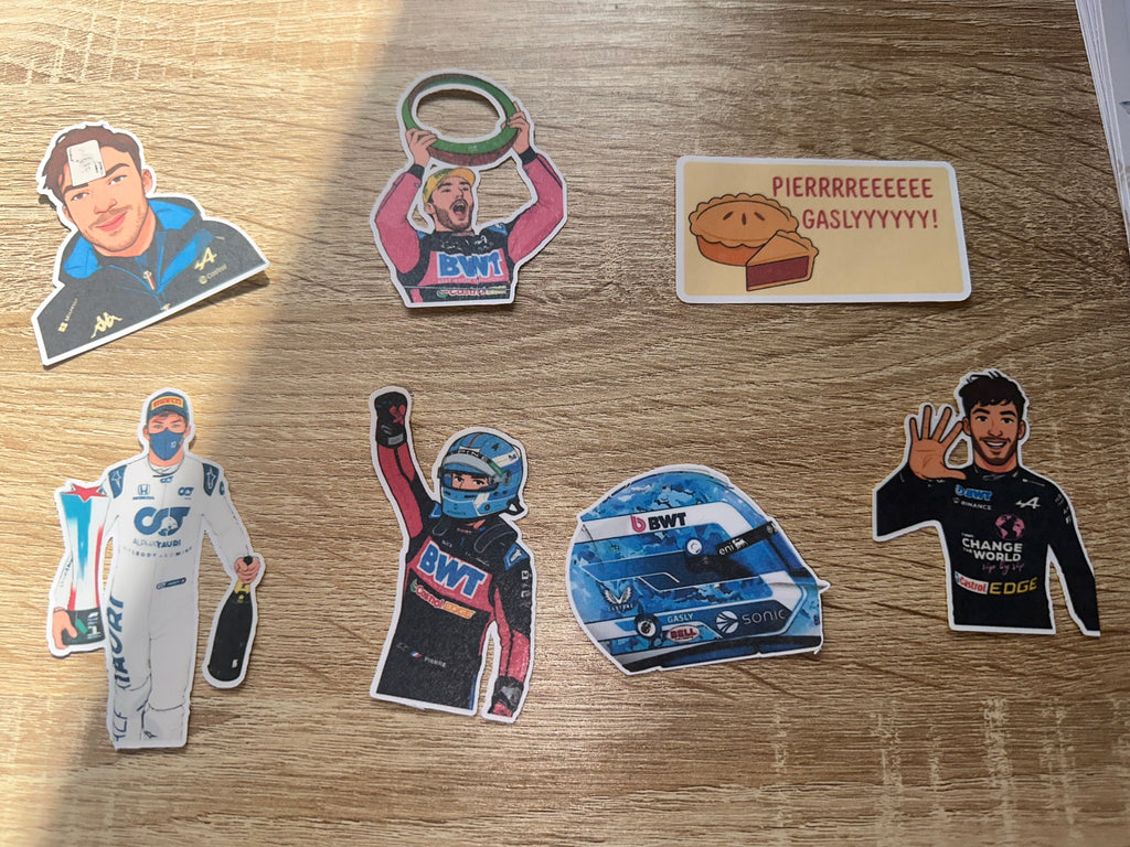 Pierre Gasly Stickers