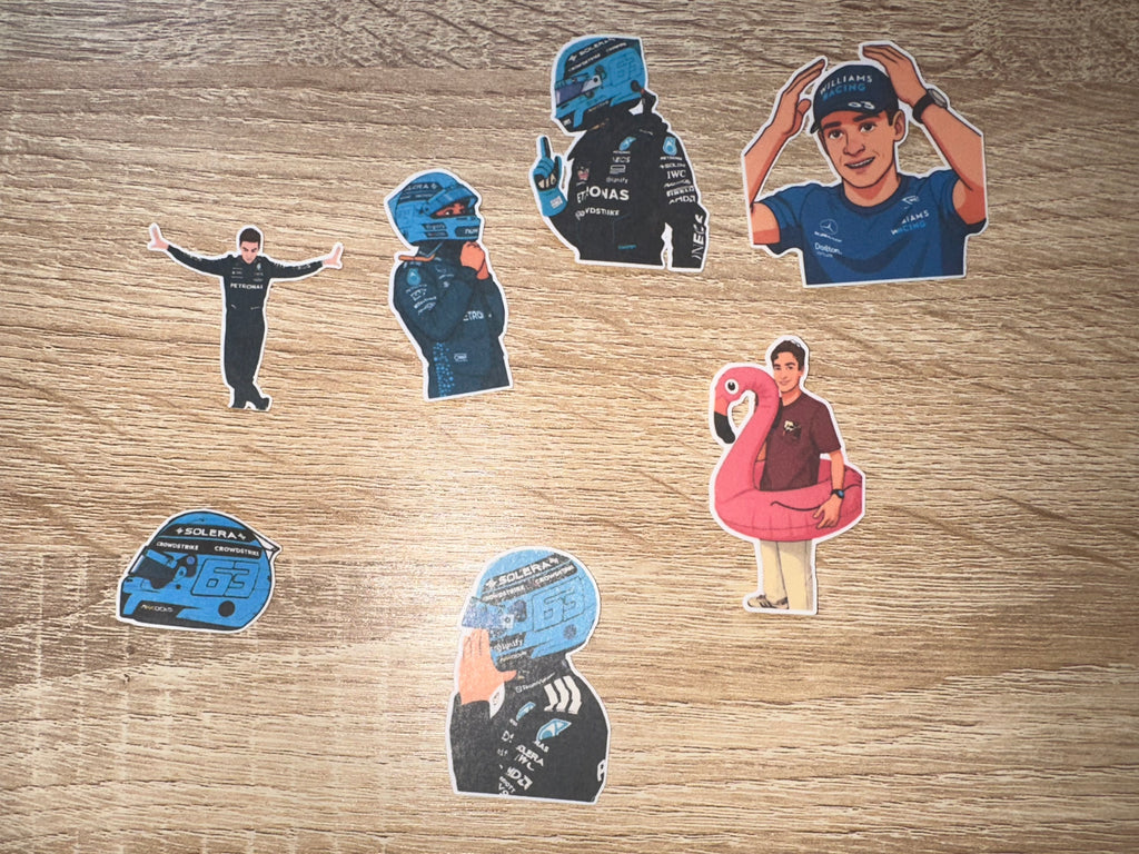 George Russell Stickers