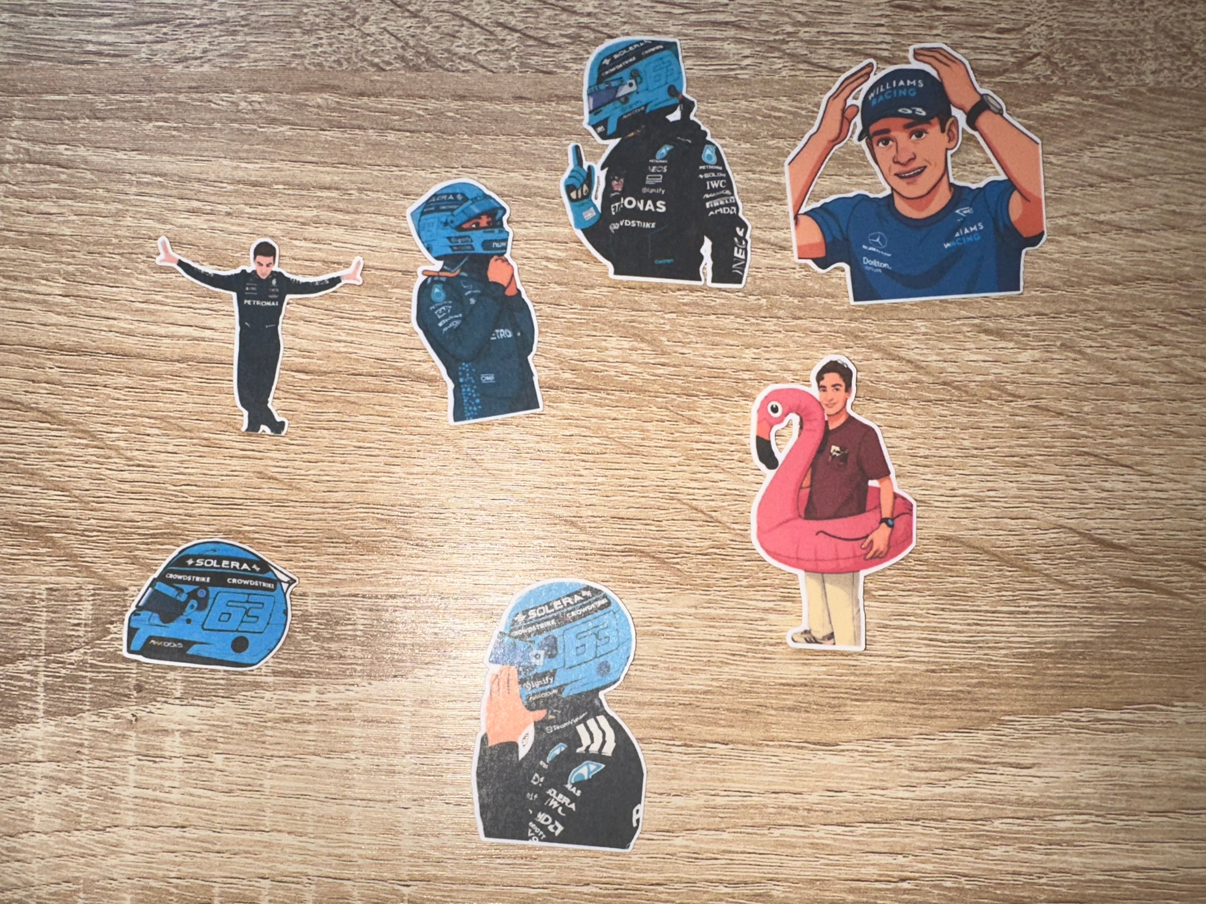 George Russell Stickers