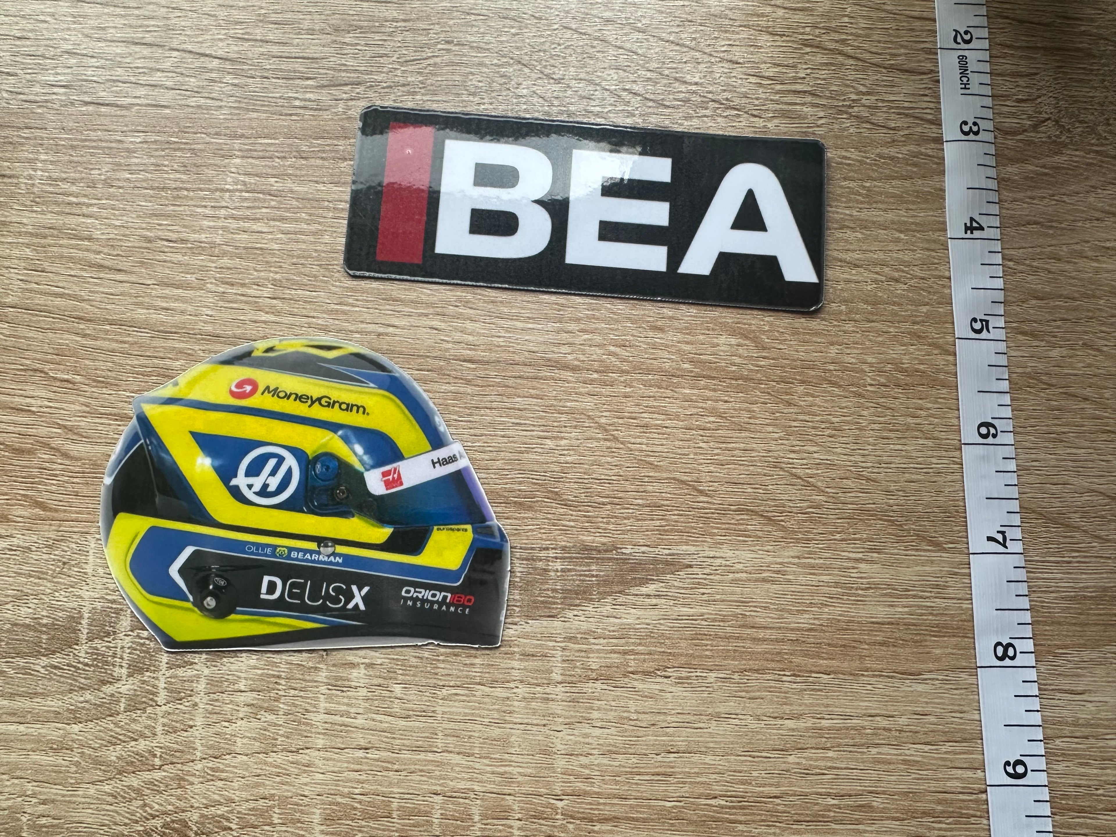 Driver Helmet Laminate Magnets