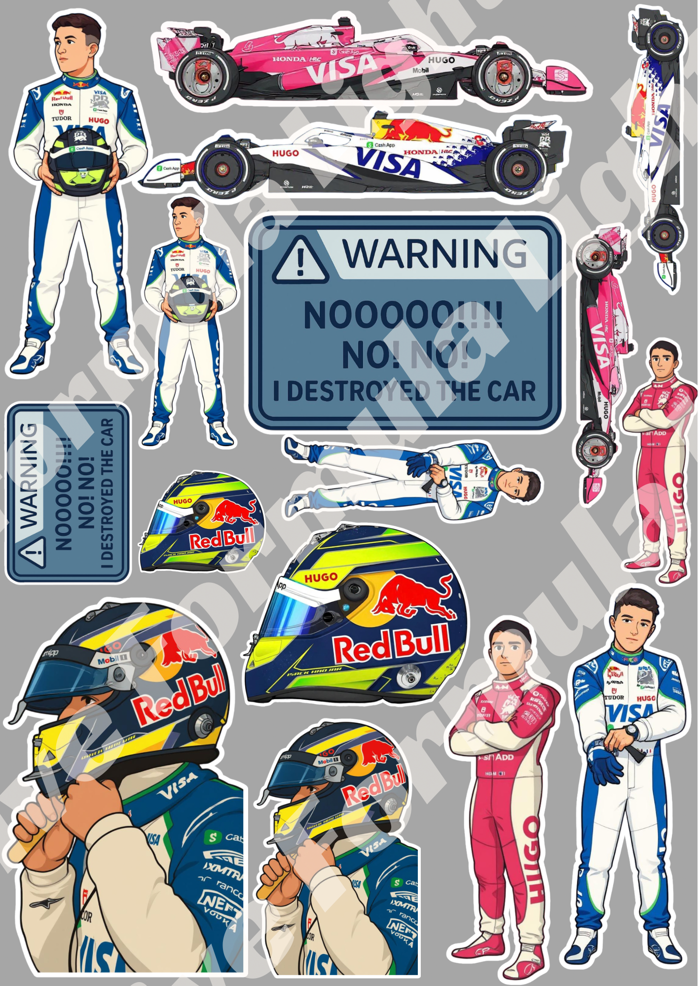 Isack Hadjar Stickers