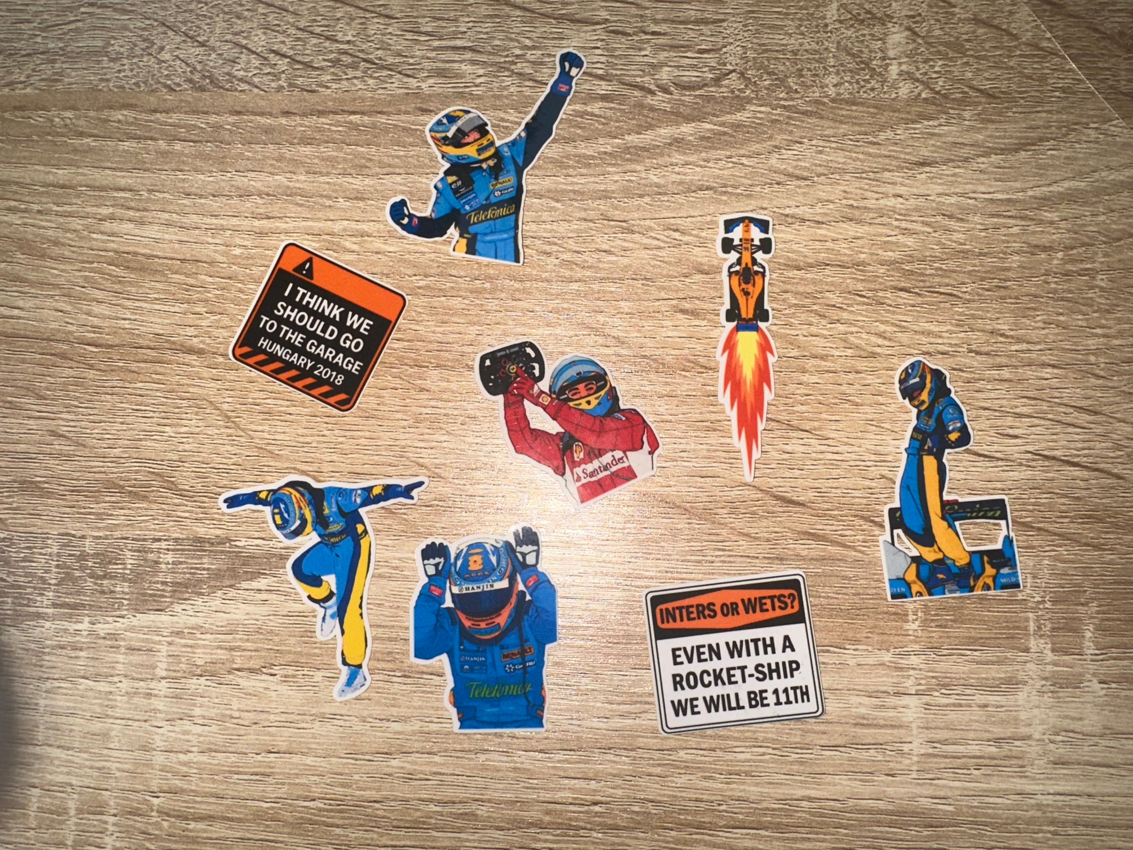 Fernando Alonso Stickers