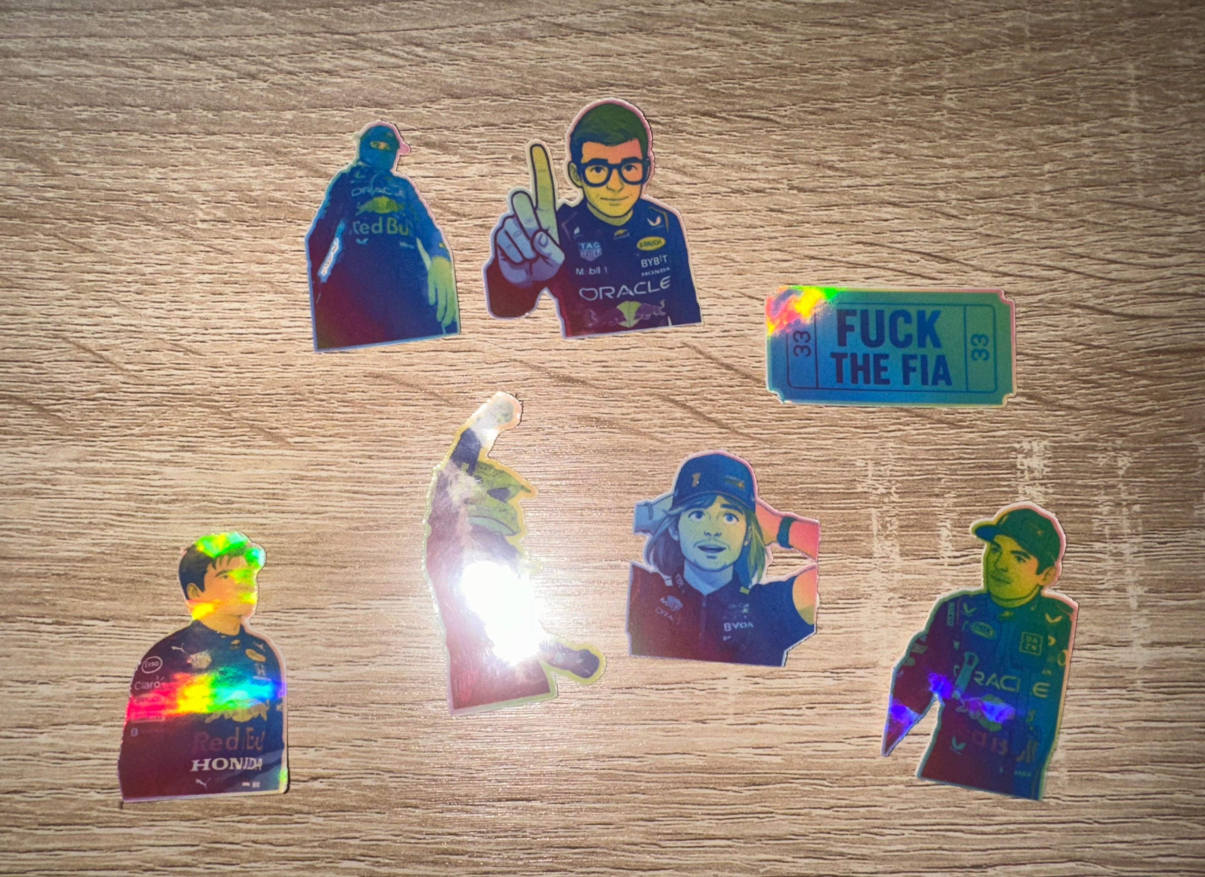 Max Verstappen Stickers