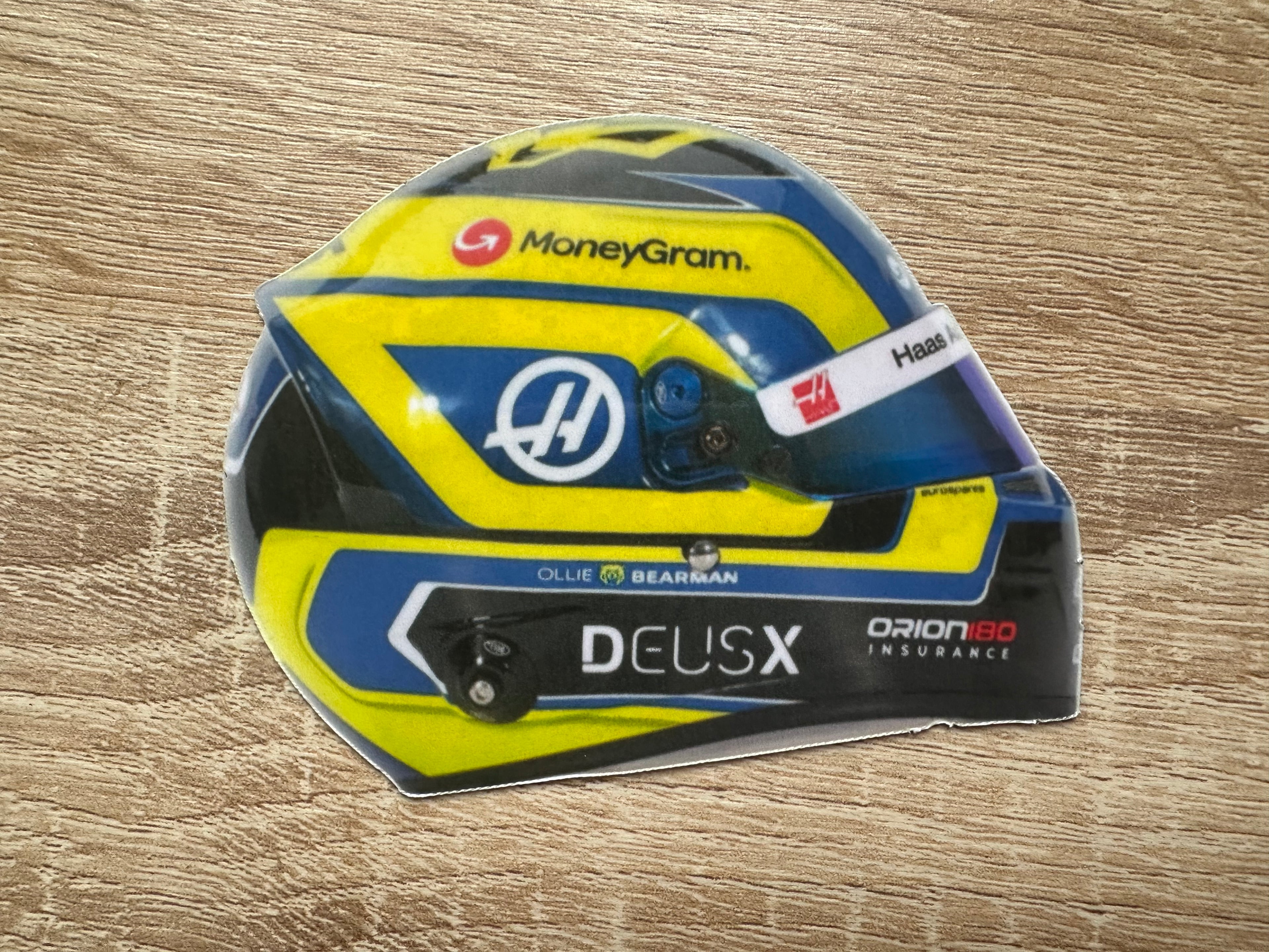Driver Helmet Laminate Magnets