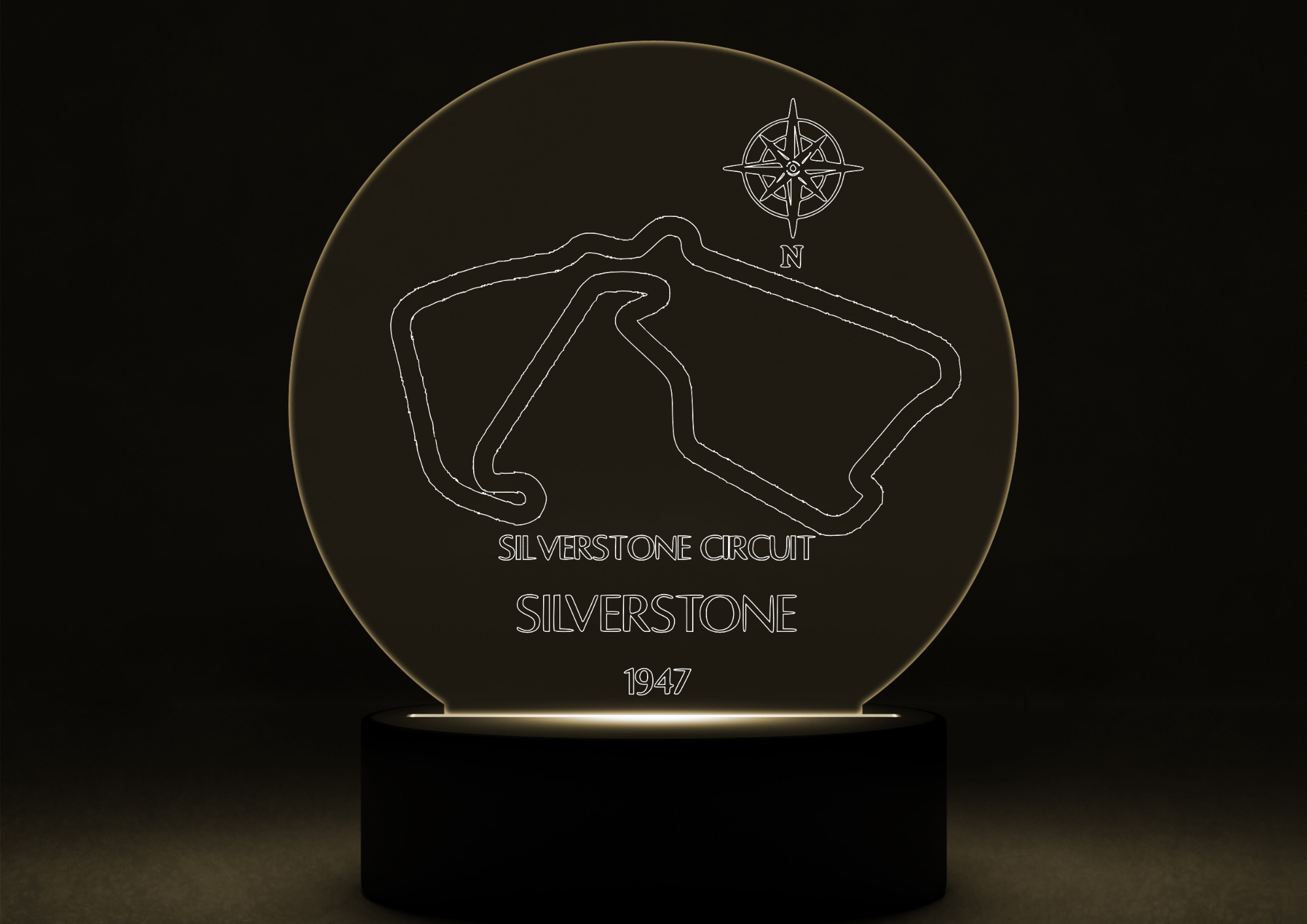 Circuit LED Night Light with Base