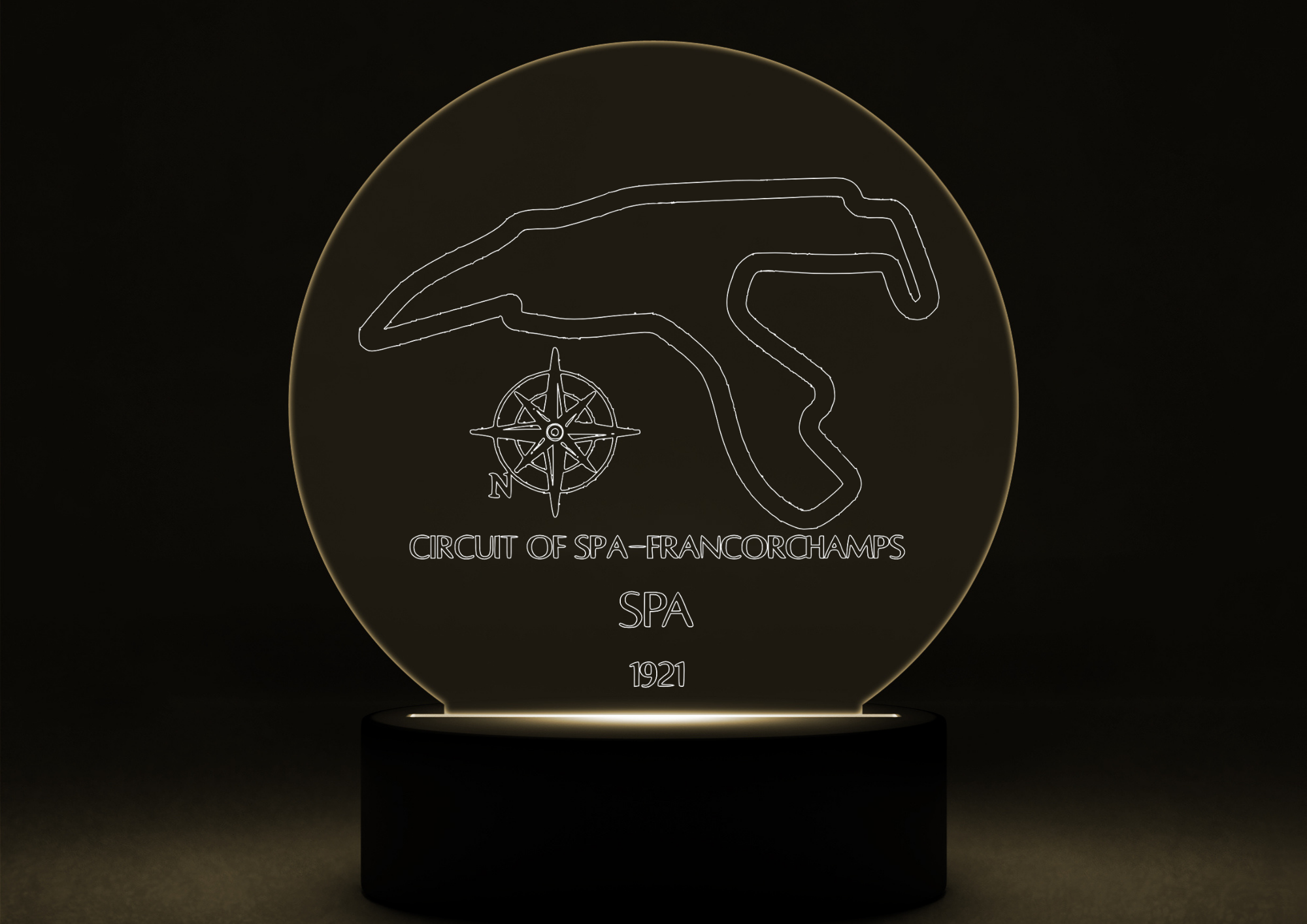 Circuit LED Night Light with Base