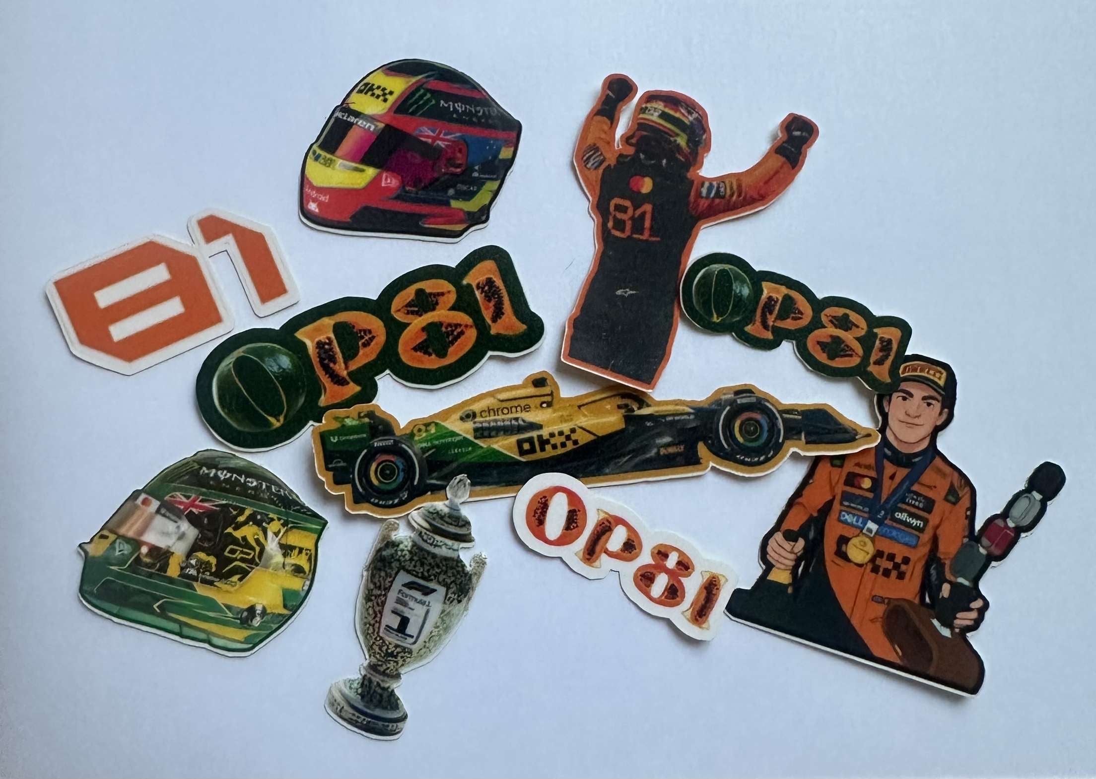 Oscar Piastri Stickers