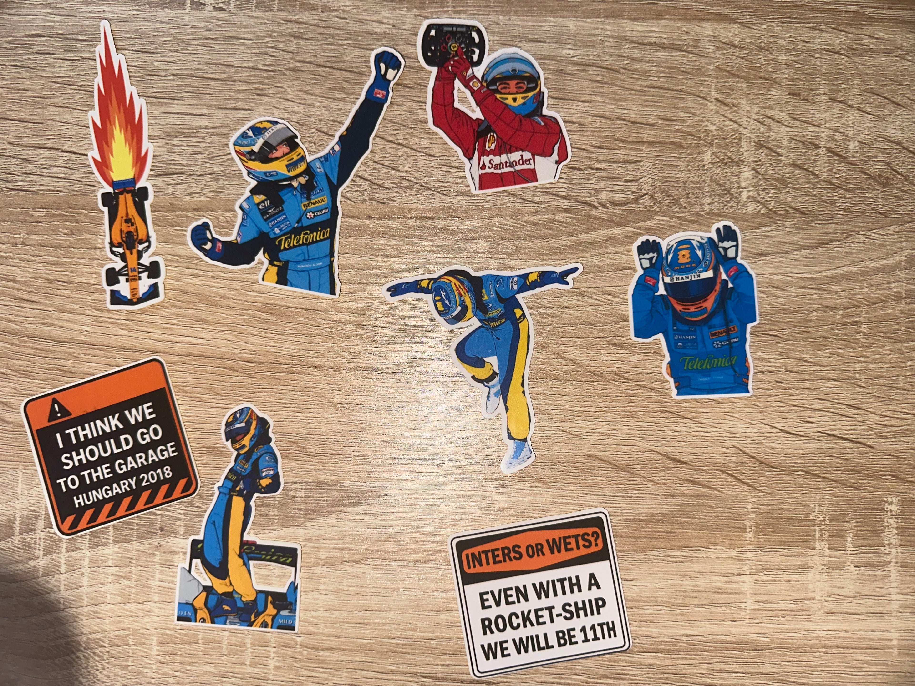 Fernando Alonso Stickers