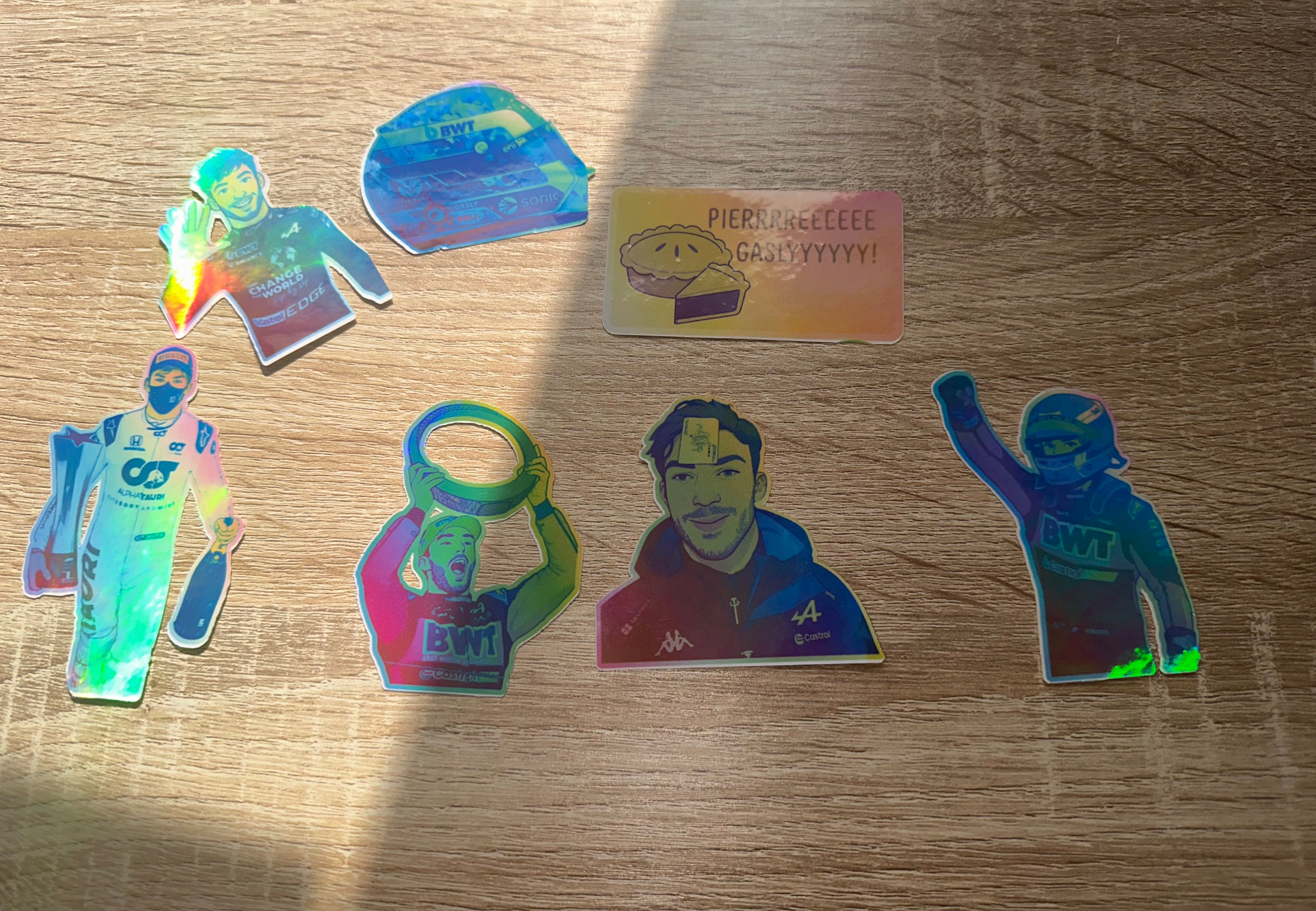 Pierre Gasly Stickers