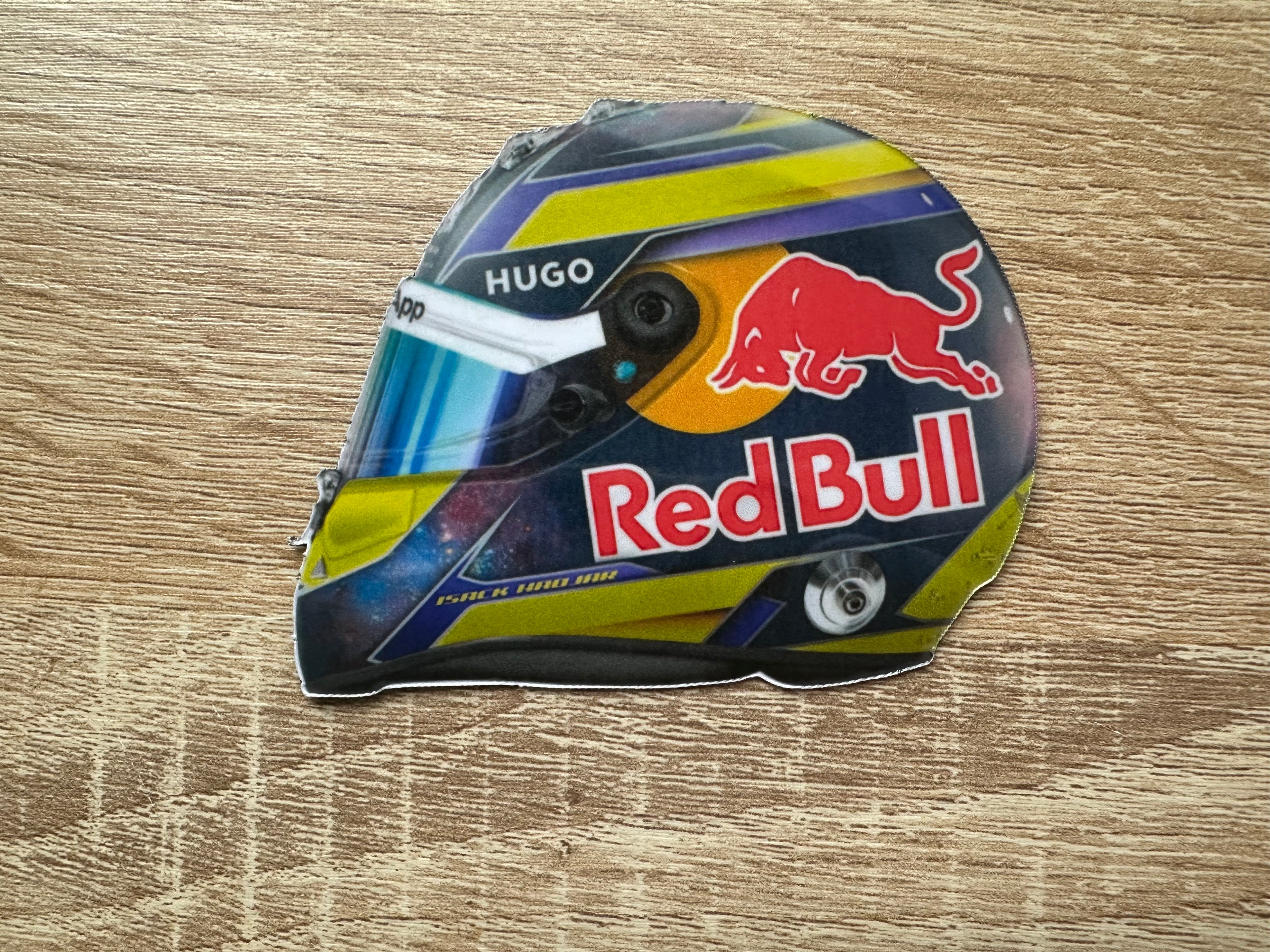 Driver Helmet Laminate Magnets
