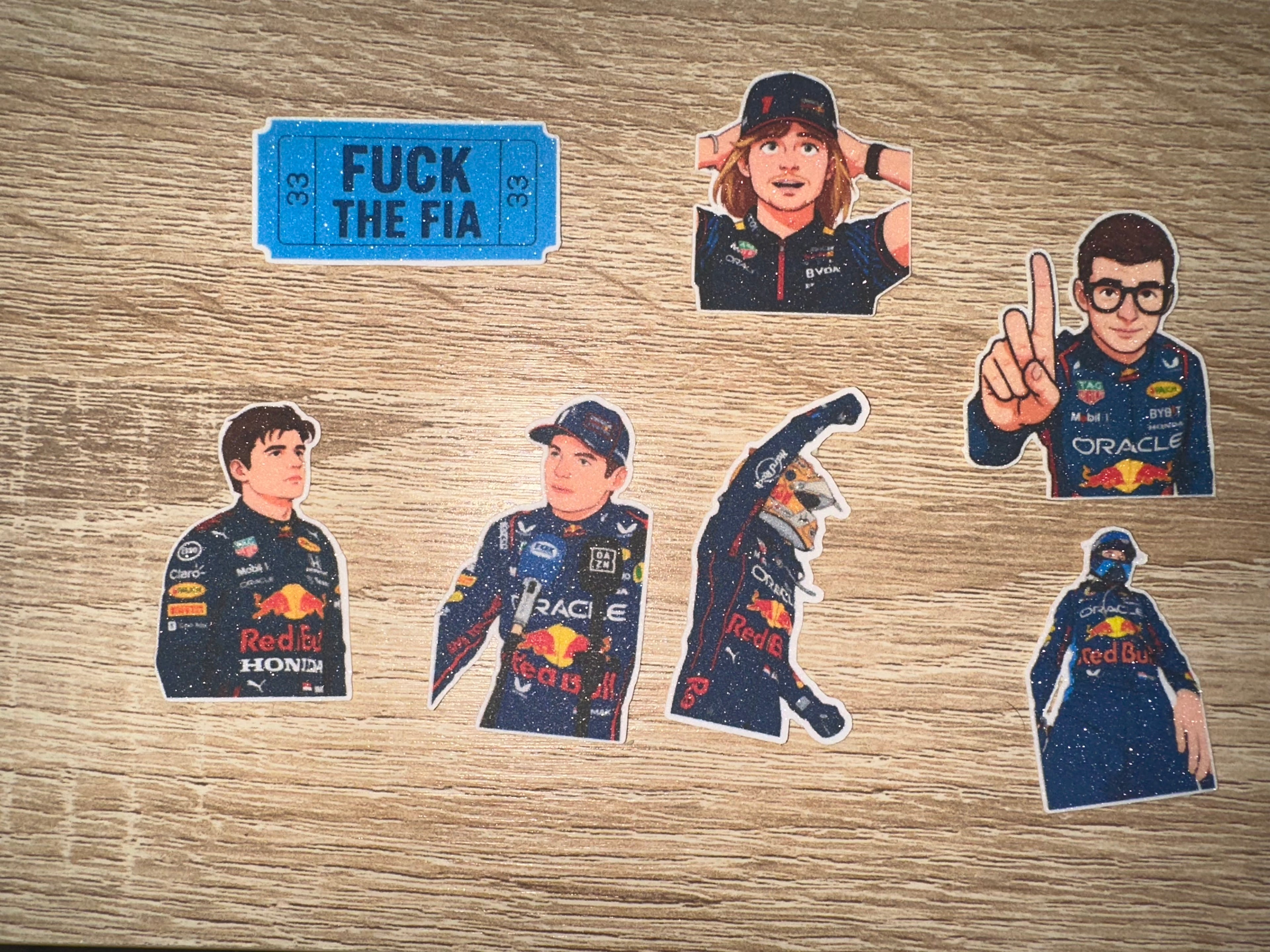 Max Verstappen Stickers