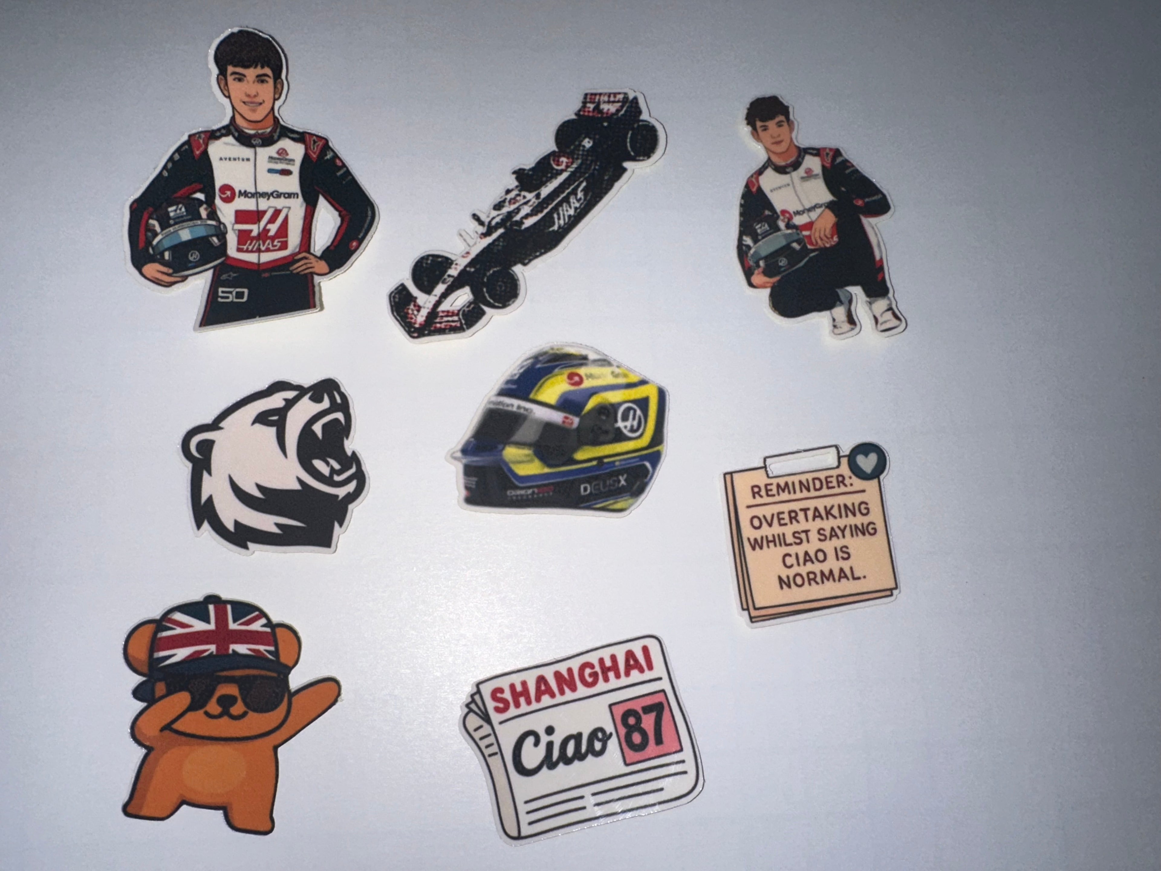 Ollie Bearman Stickers