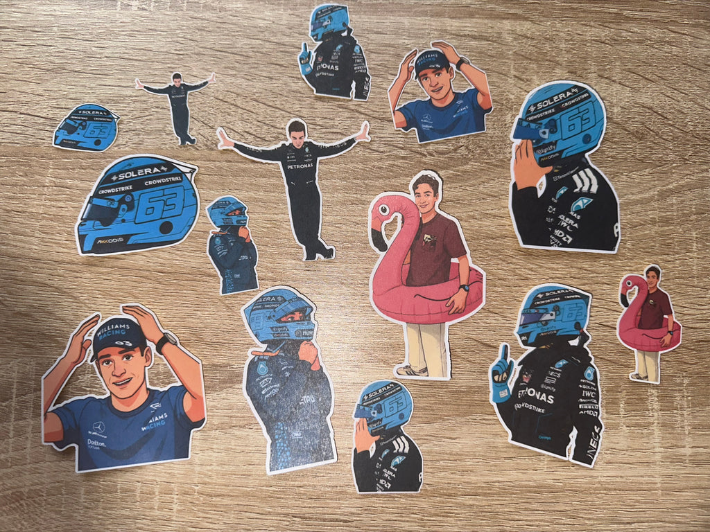 George Russell Stickers