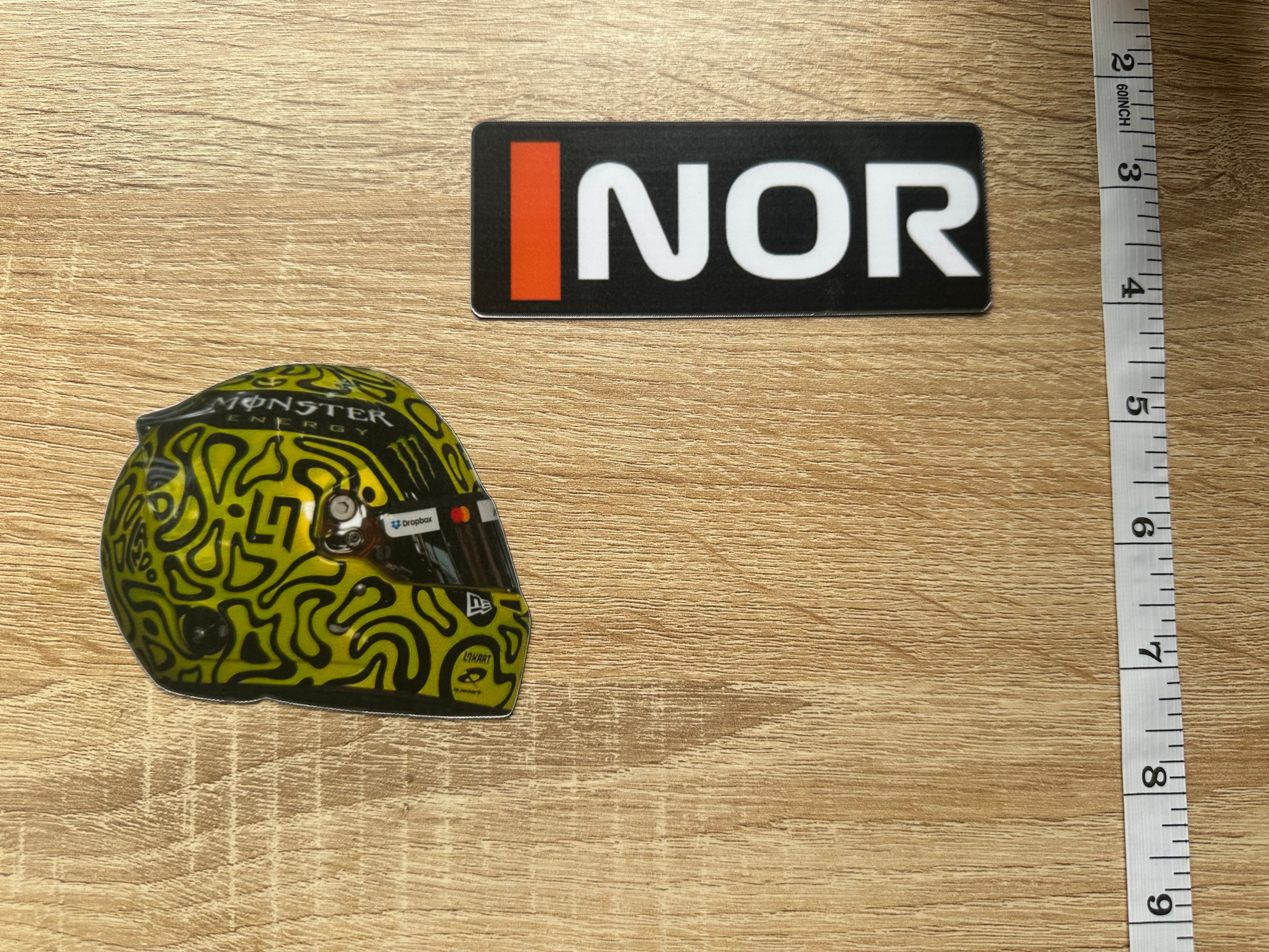 Driver Helmet Laminate Magnets