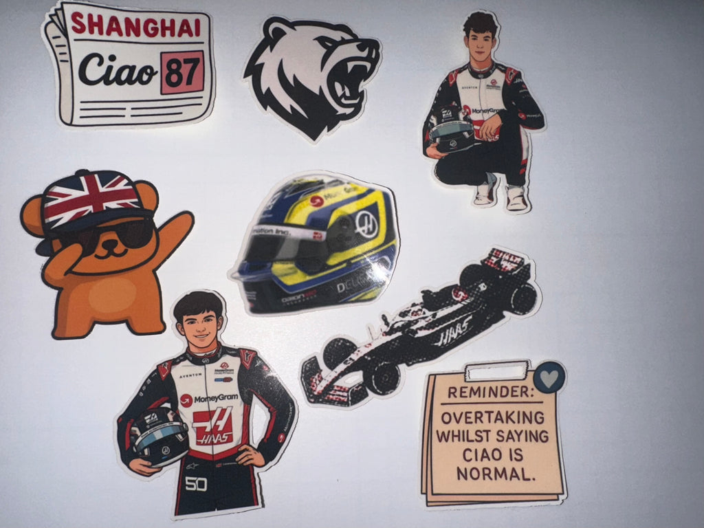 Ollie Bearman Stickers