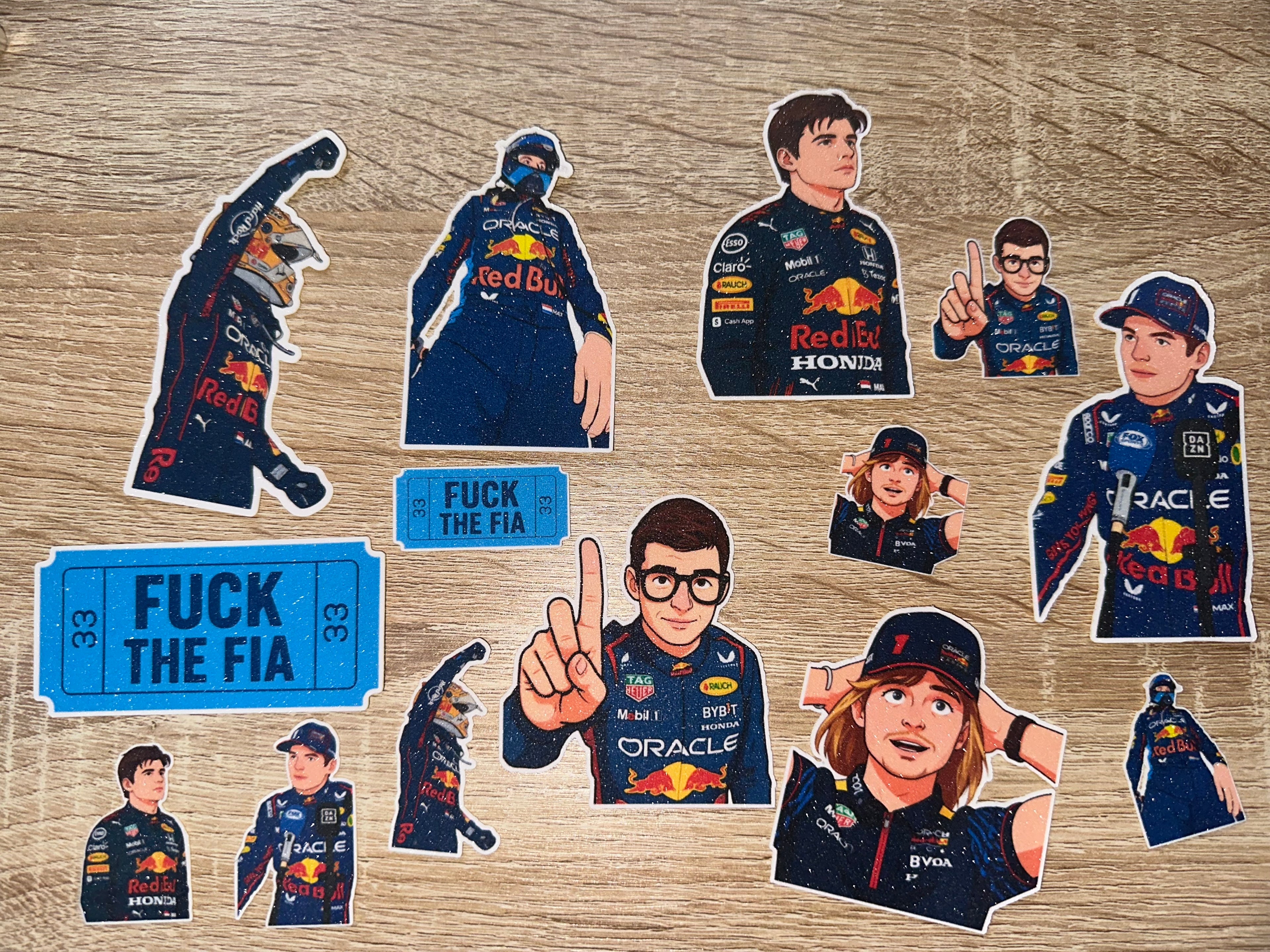 Max Verstappen Stickers