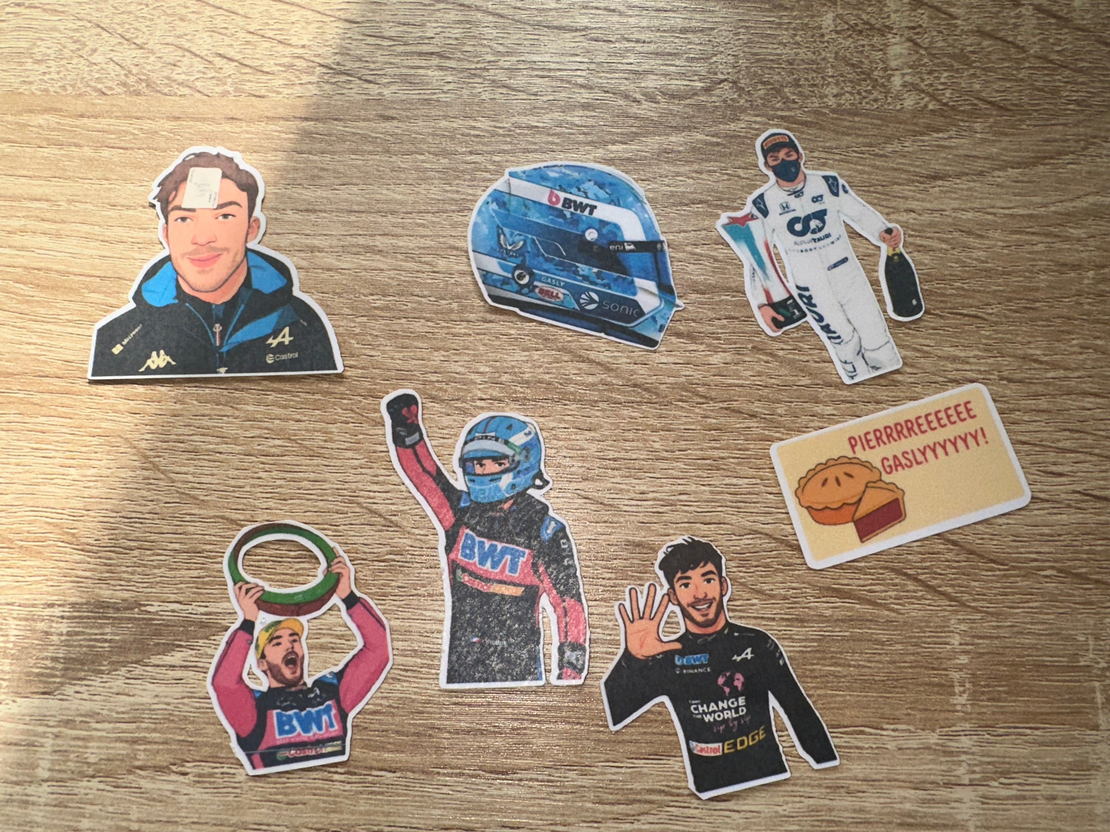 Pierre Gasly Stickers