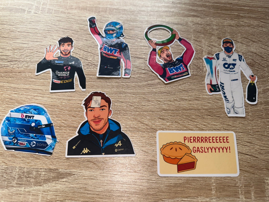 Pierre Gasly Stickers