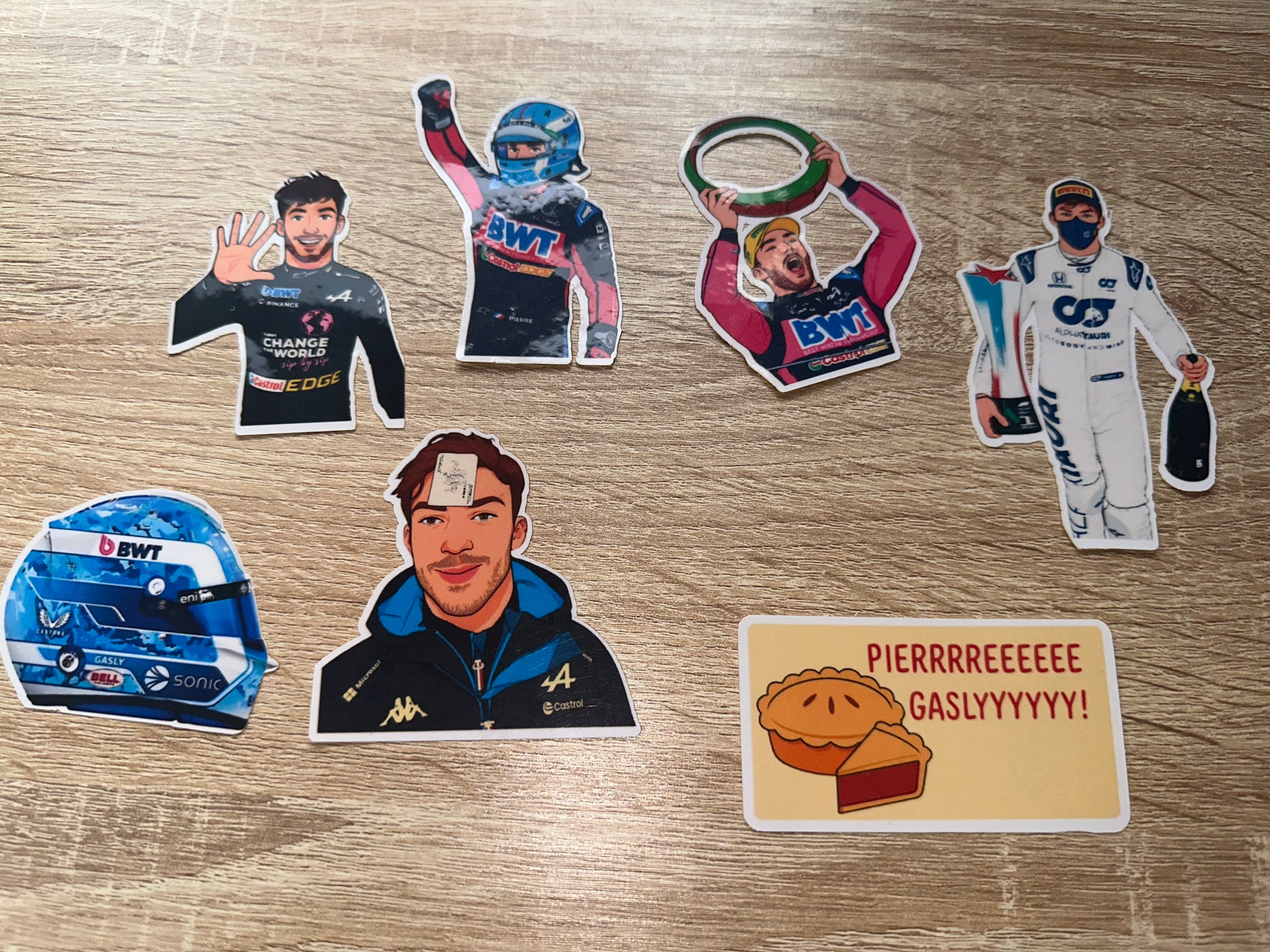 Pierre Gasly Stickers