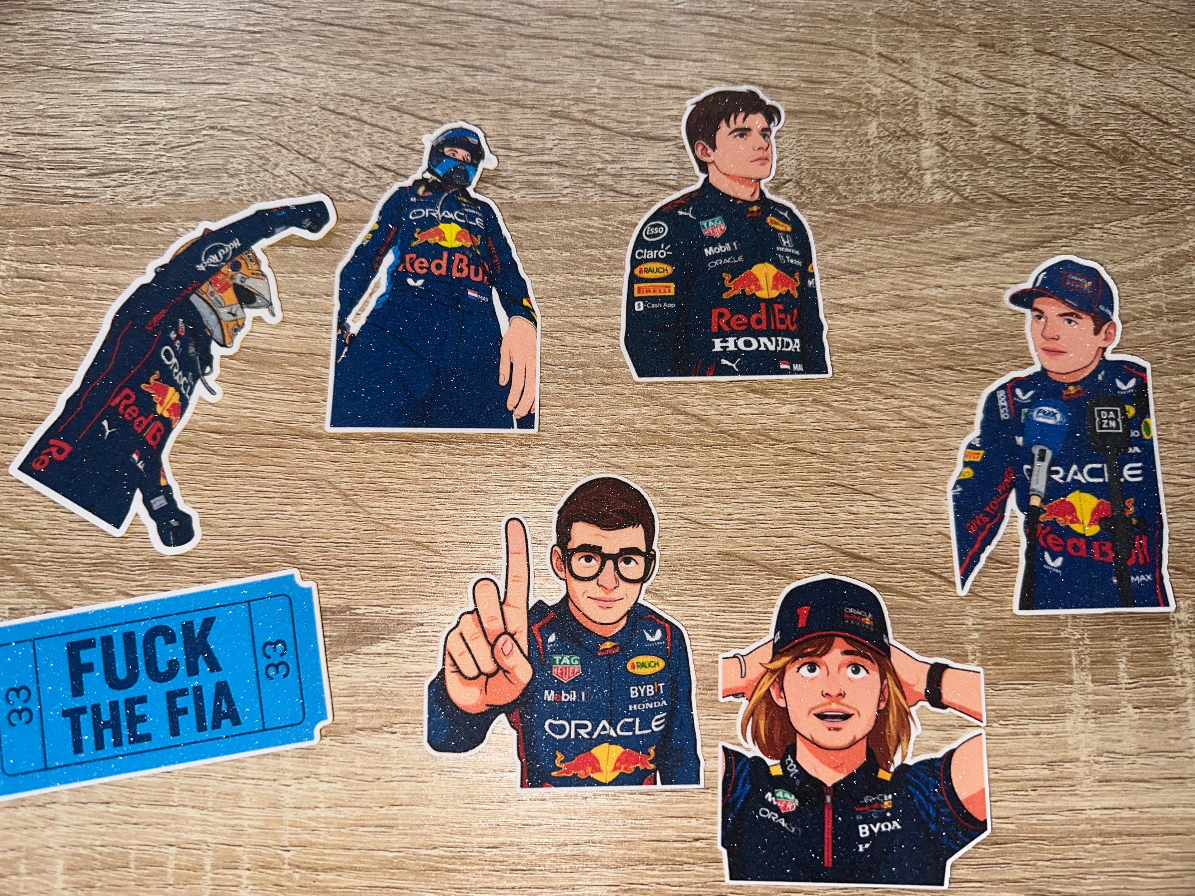 Max Verstappen Stickers