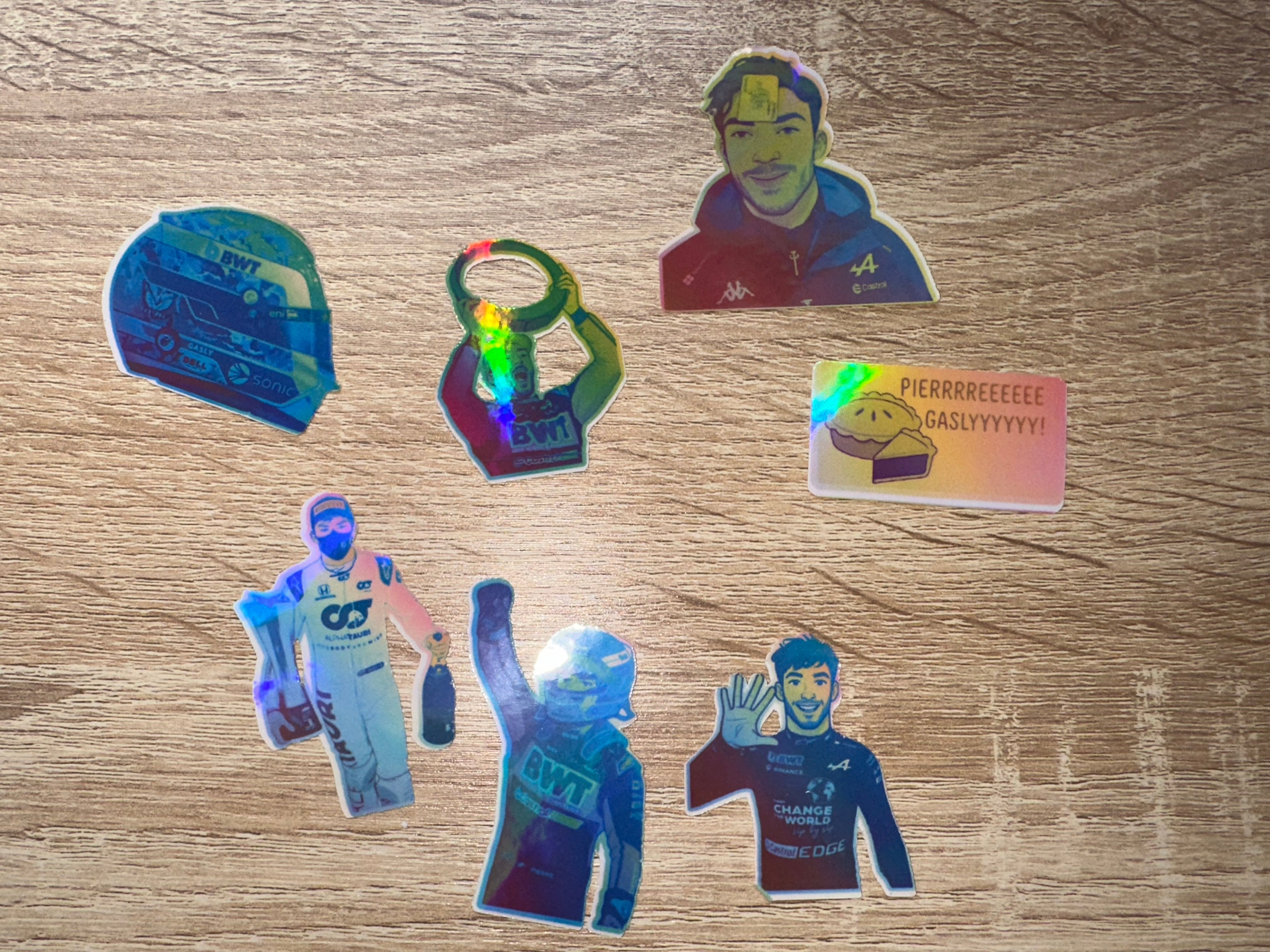 Pierre Gasly Stickers