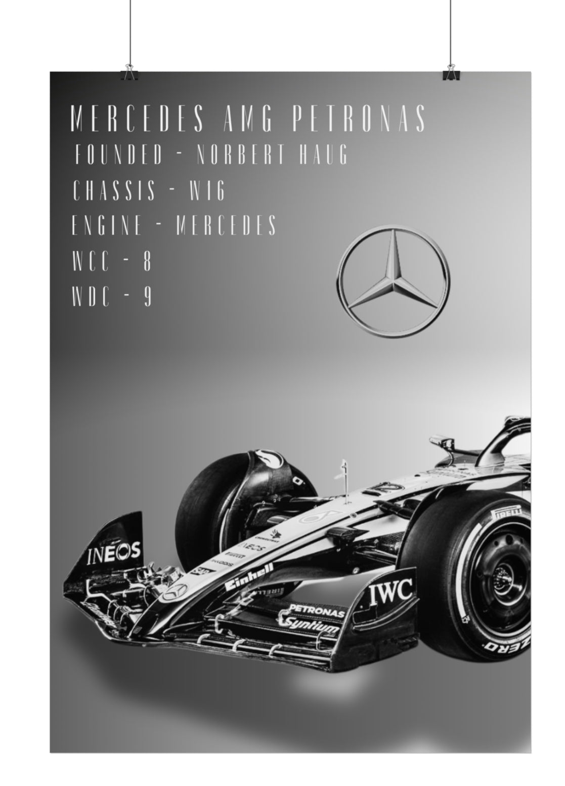 Mercedes Poster