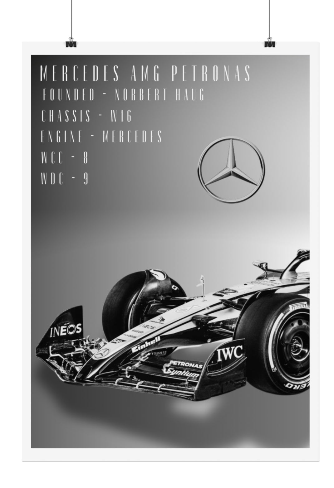 Mercedes Poster