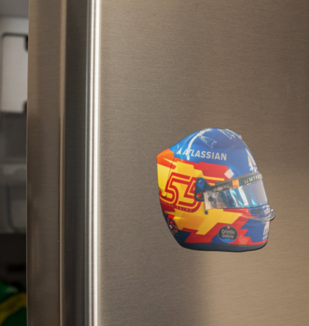 Driver Helmet Laminate Magnets